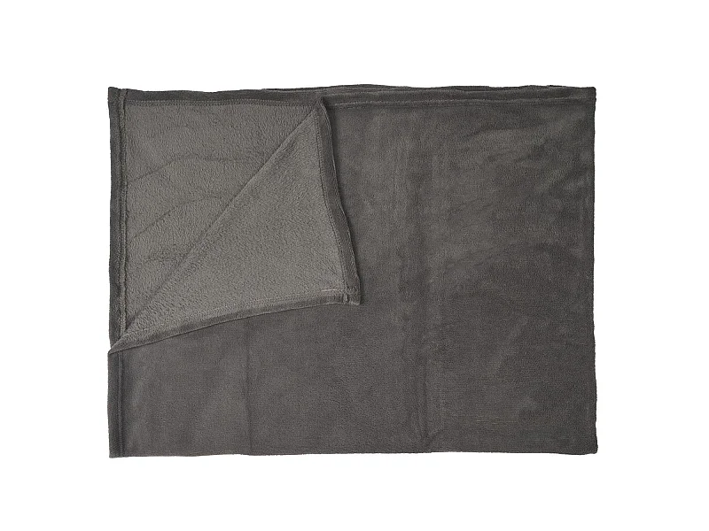 Plaid Molletone Uni 120x150cm Gris