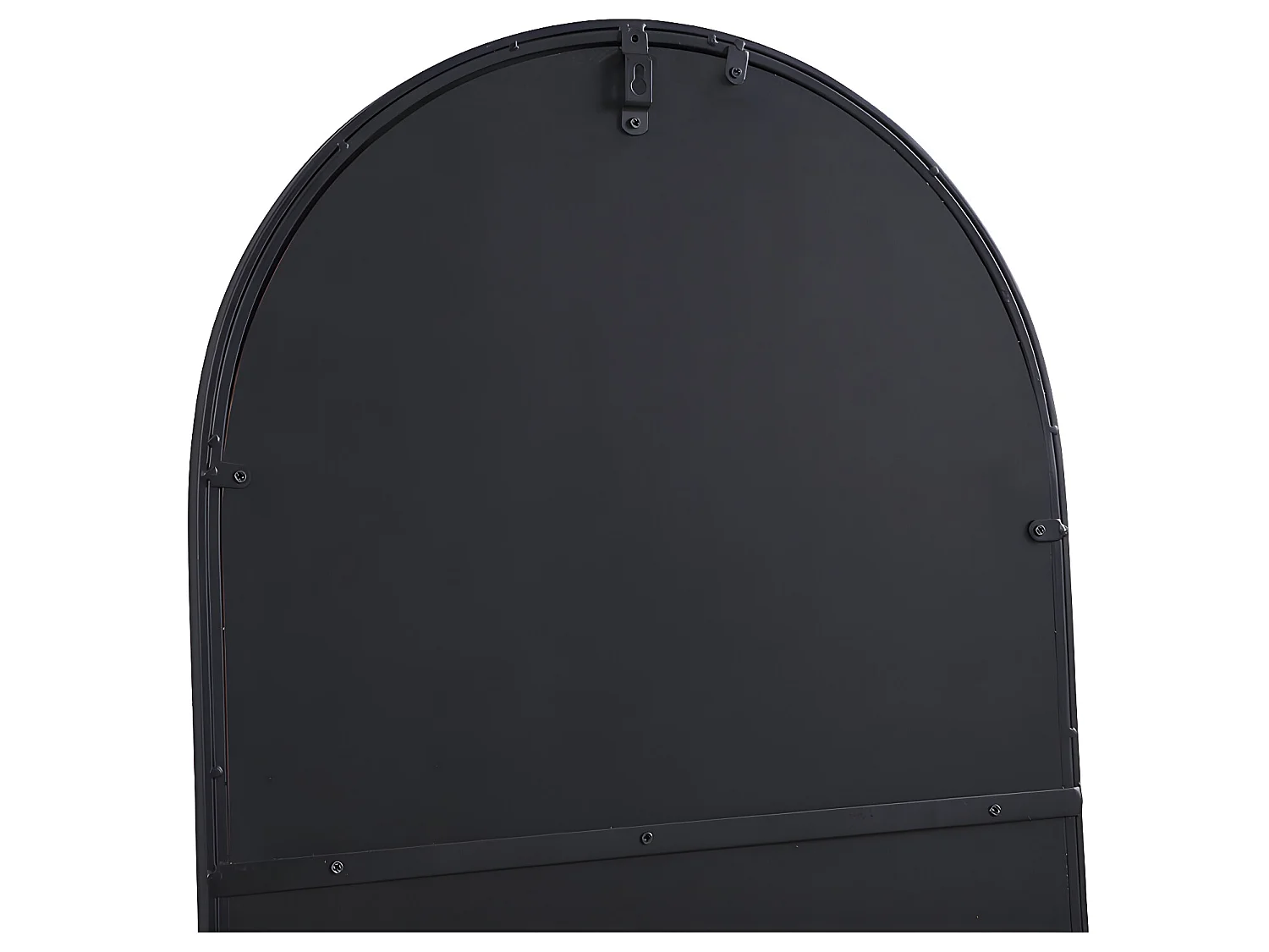 Metalen boogspiegel - B50 x H170 cm - Zwart - MAILEN