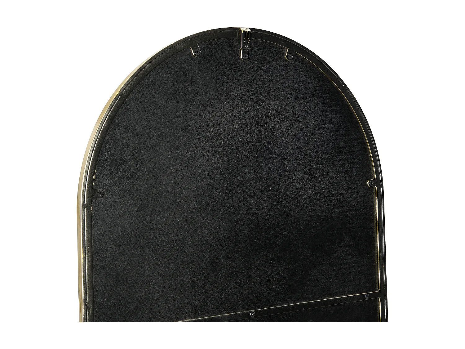 Miroir arche à poser en métal - L. 50 x H. 170 cm - Doré - MAILEN