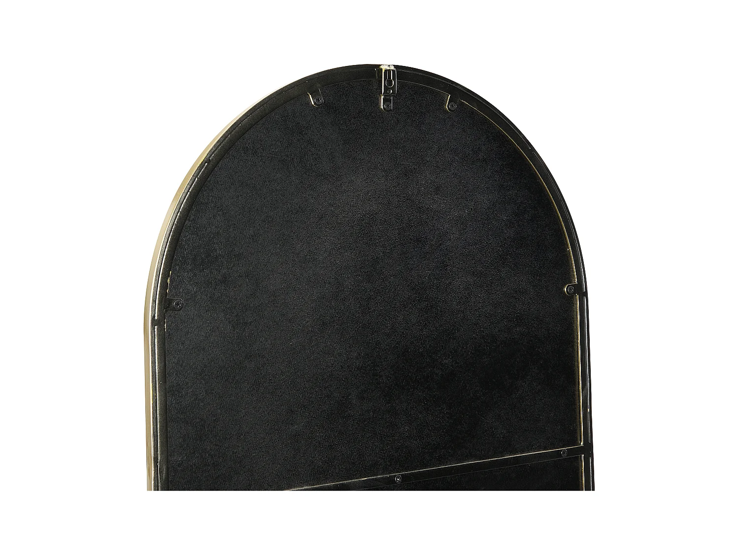 Staande spiegel met boog van metaal - L50 x H170 cm - Goudkleurig - MAILEN