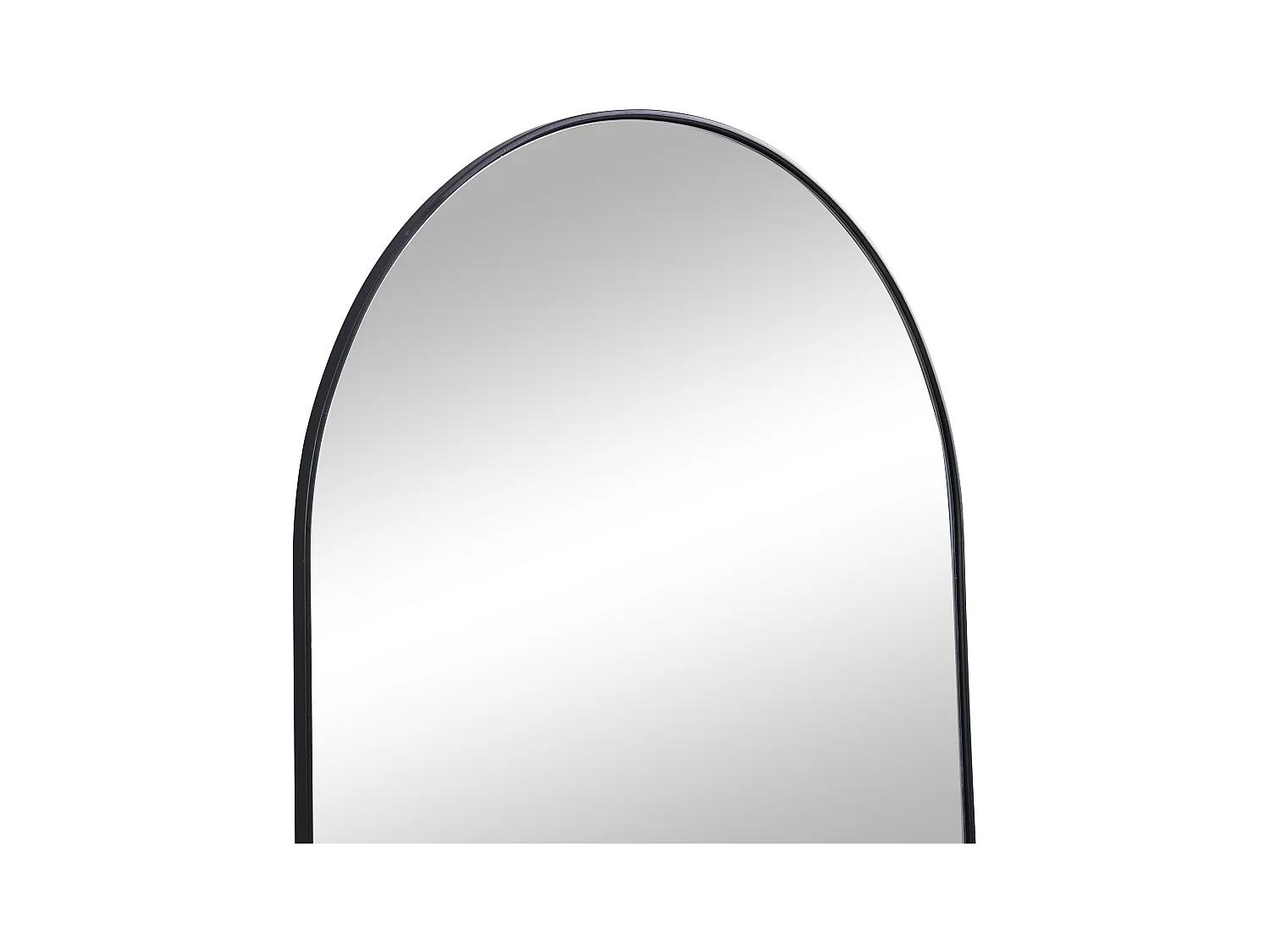 Espejo de metal - Ancho 65 x Alt. 80 cm - Negro - MAILEN