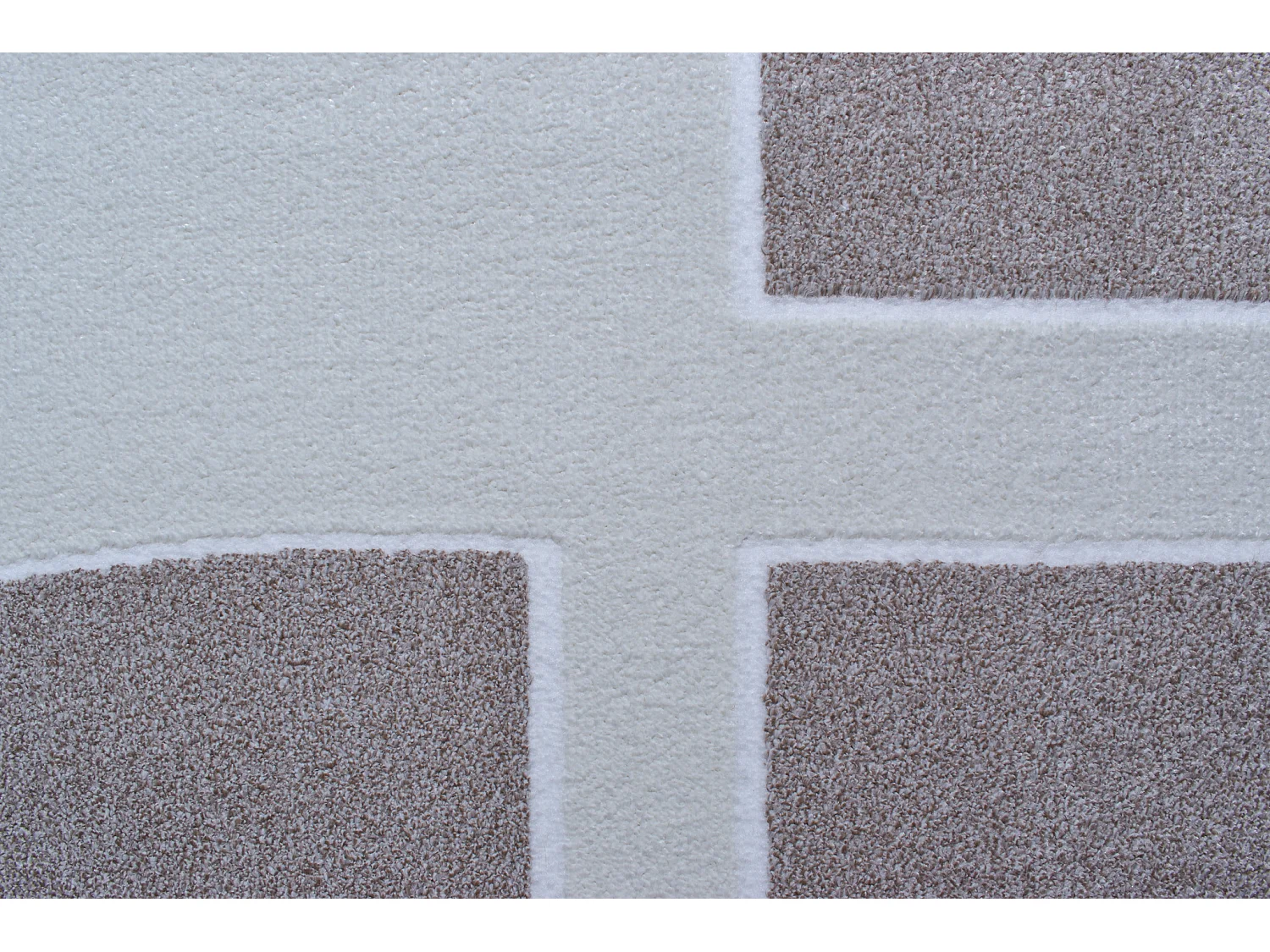 Tapis de salon - Memphis - Géométrique - Crème - 200x290