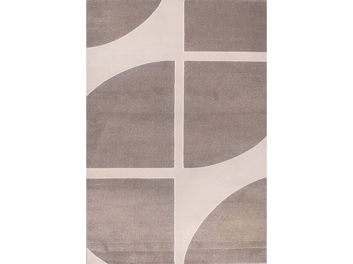 Tapis de salon - Memphis - Géométrique - Crème - 200x290