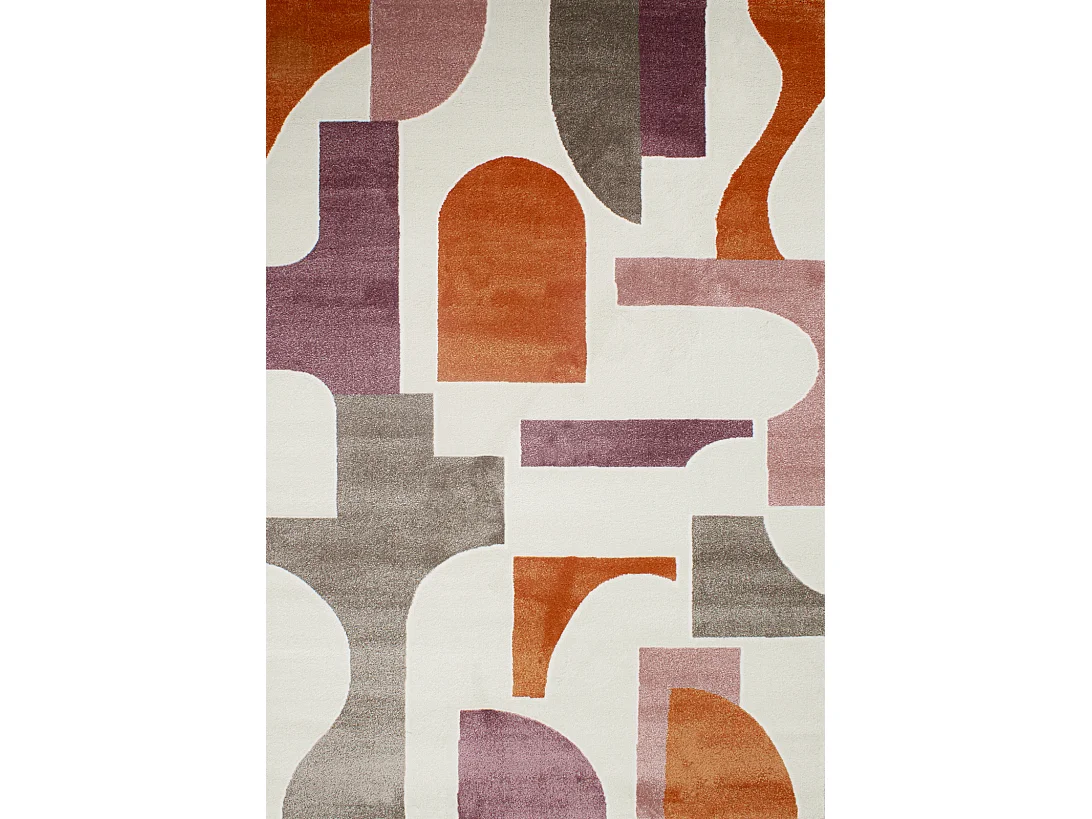 Tapis de salon - Memphis - Géométrique - Multicolore - 160x230