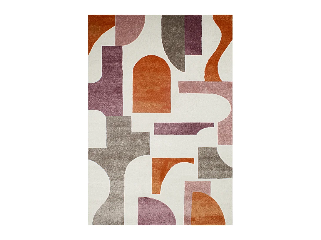 Tapis de salon - Memphis - Géométrique - Multicolore - 160x230