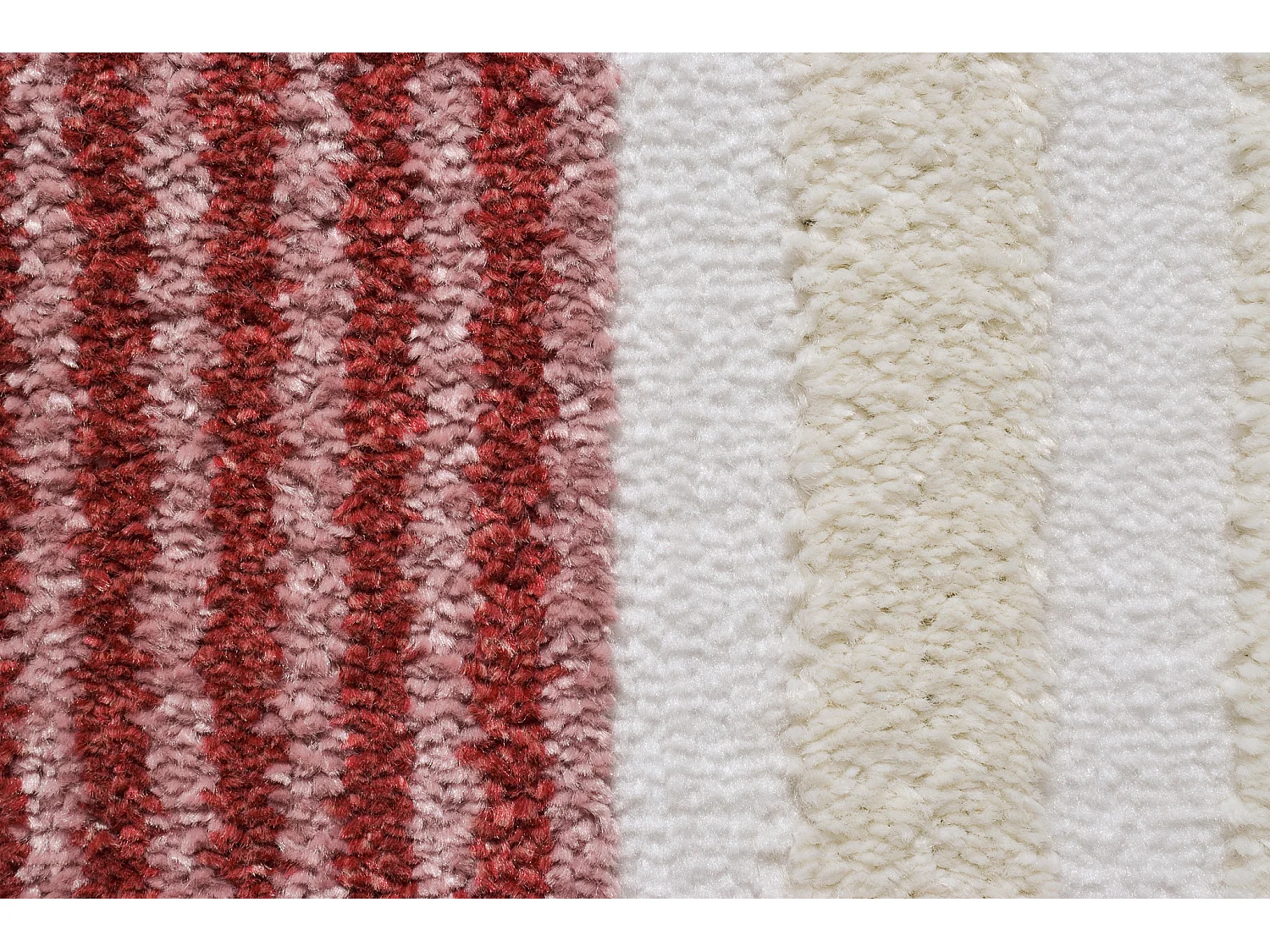 Tapis de salon - Memphis - Géométrique - Rouge - 200x290