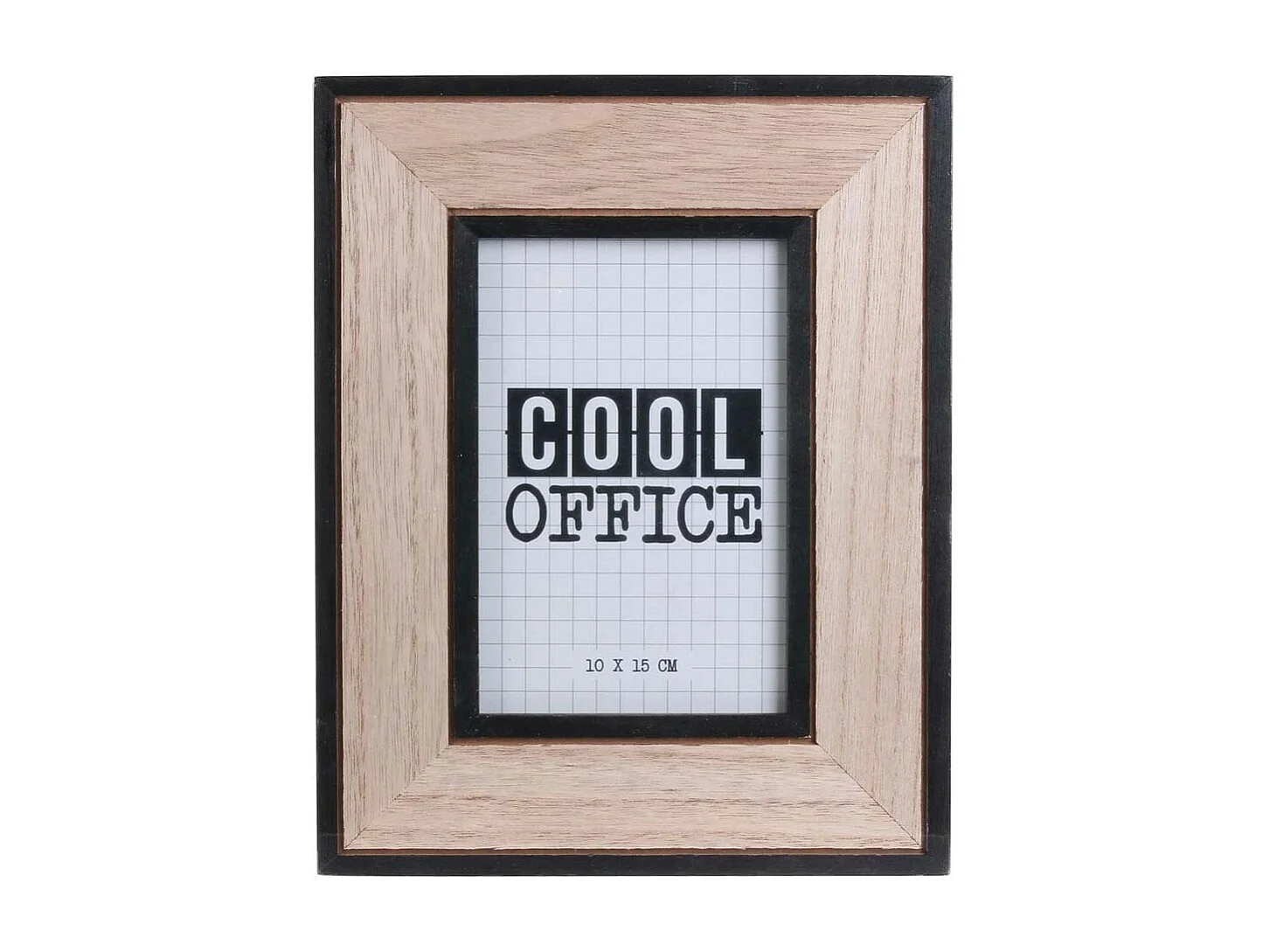 Cadre photo en bois Happy working  (Lot de 2)