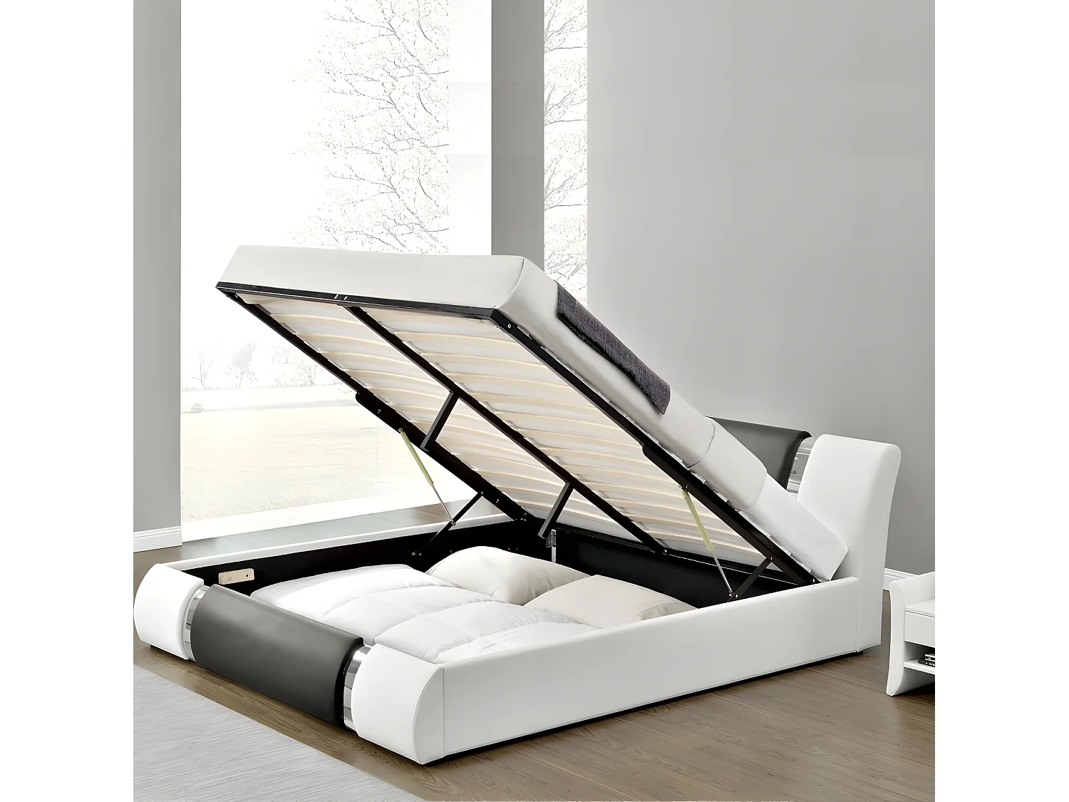 Lit Coffre Design Atlantic - Tailles - 160x200