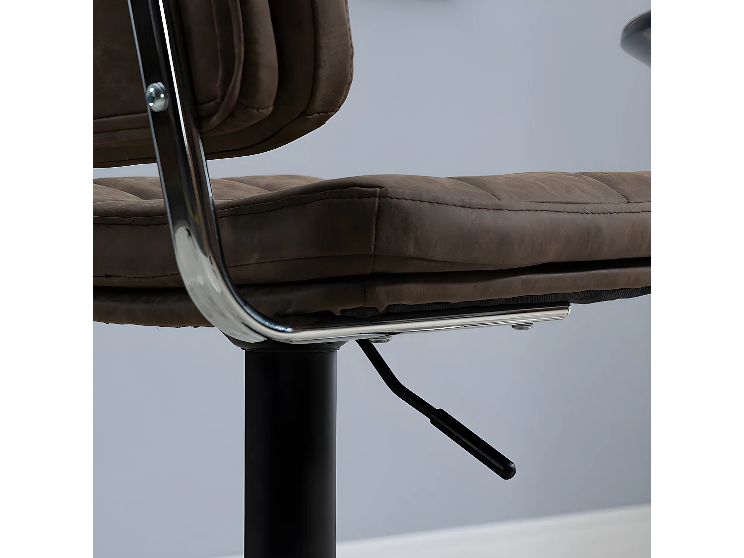 Lot de 2 tabourets de bar vintage KOALA marron