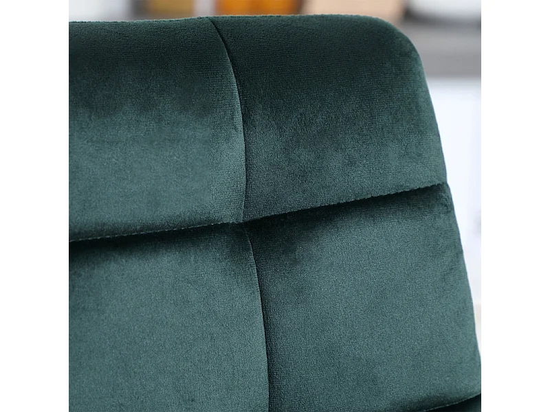 Lot de 2 tabourets de bar NEWRY vert sapin