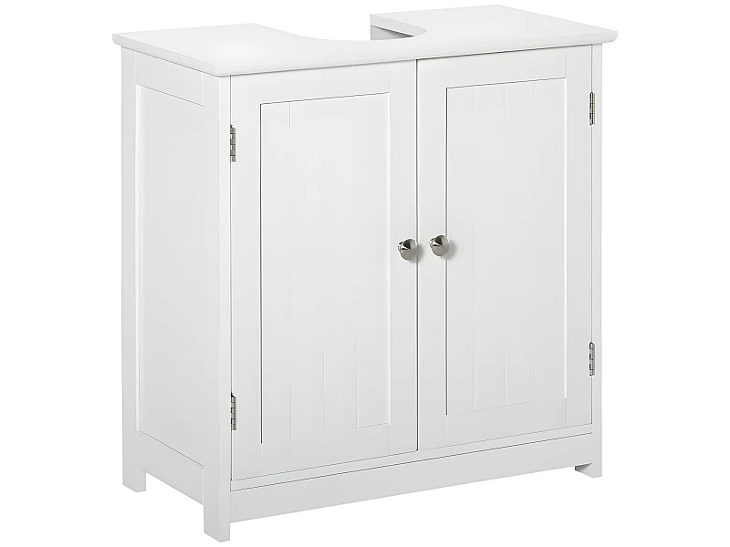 Meuble vasque 2 portes VEHLA blanc