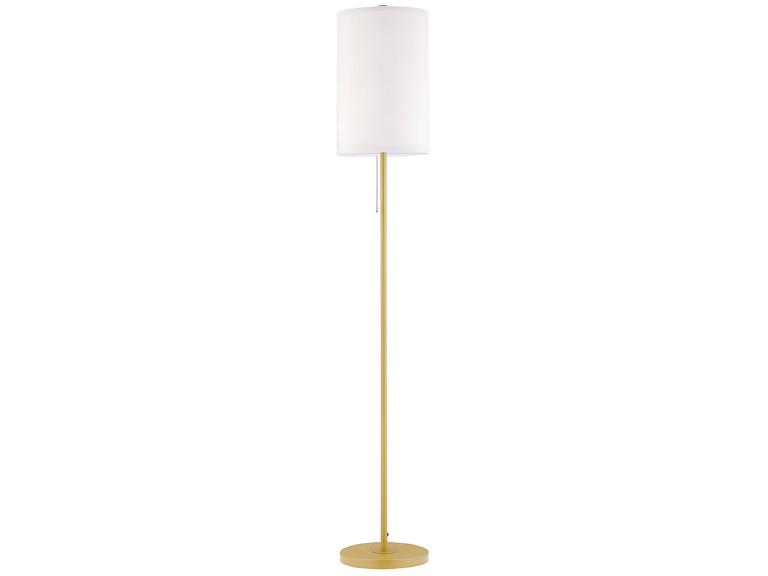 Lampadaire design PLAZZO or foncé et crème