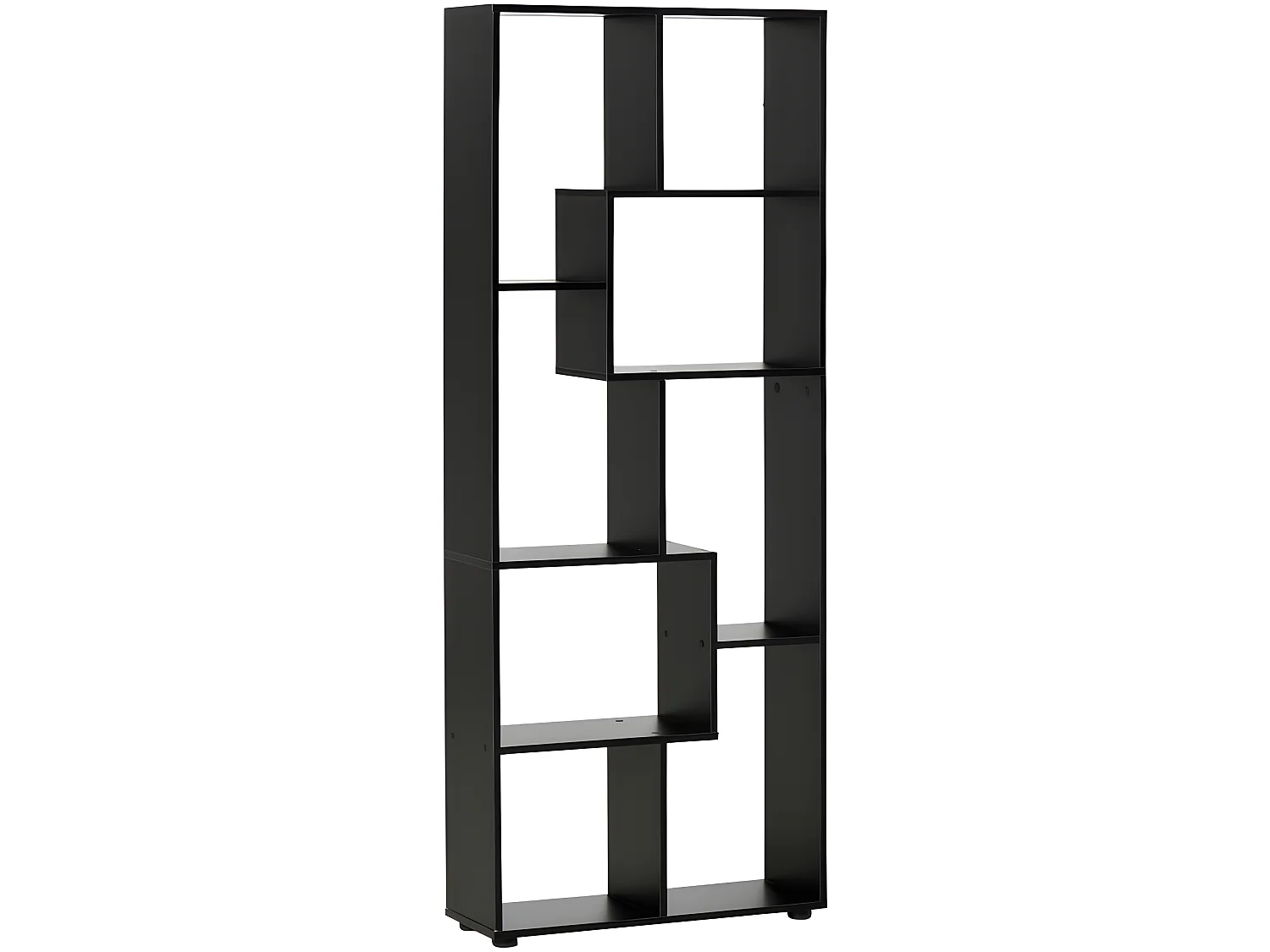 Bibliothèque zigzag NICE full noir