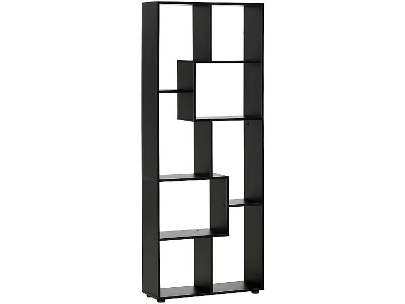 Bibliothèque zigzag NICE full noir