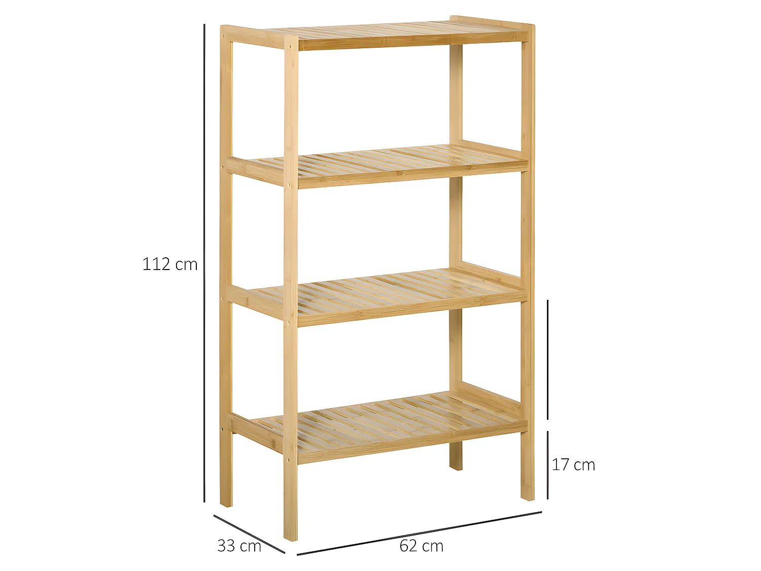 Etagère de rangement JUIZ bambou