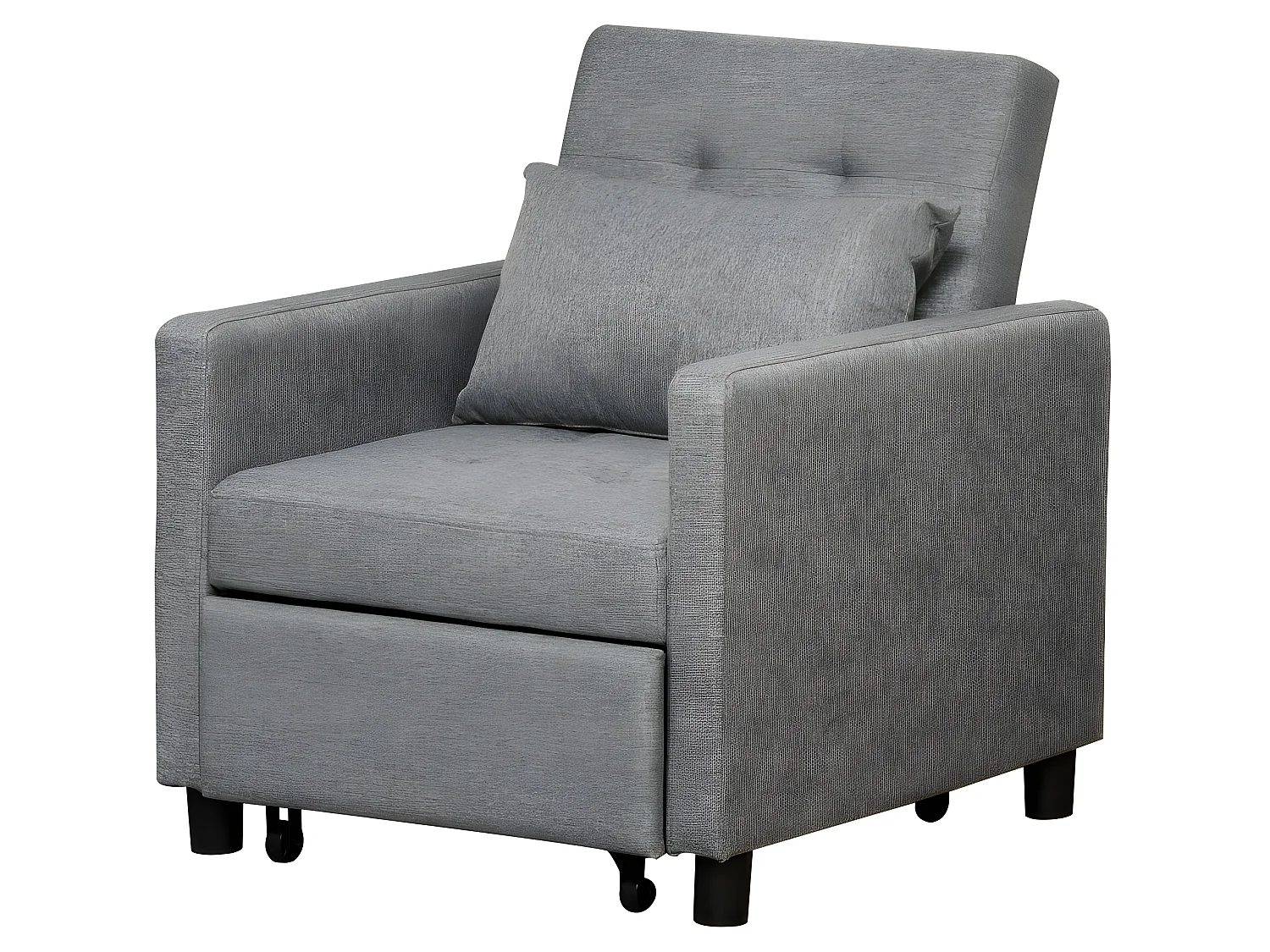 Fauteuil chauffeuse convertible SPEZIA gris