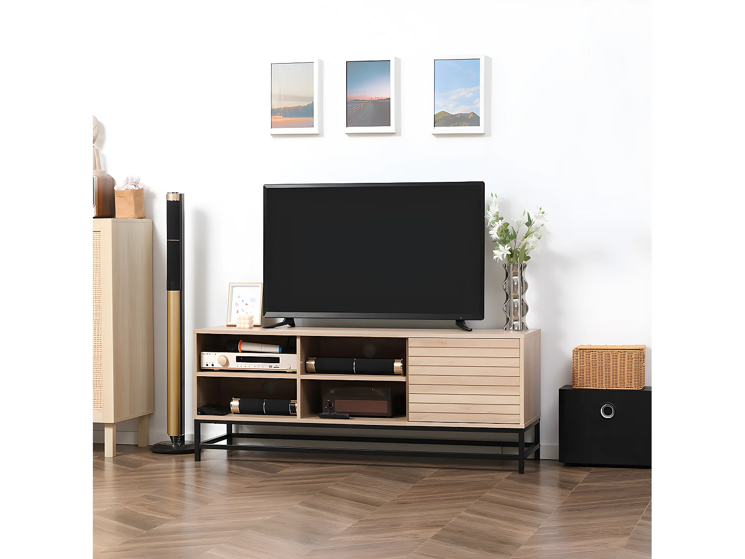 Meuble tv AVILA bois clair