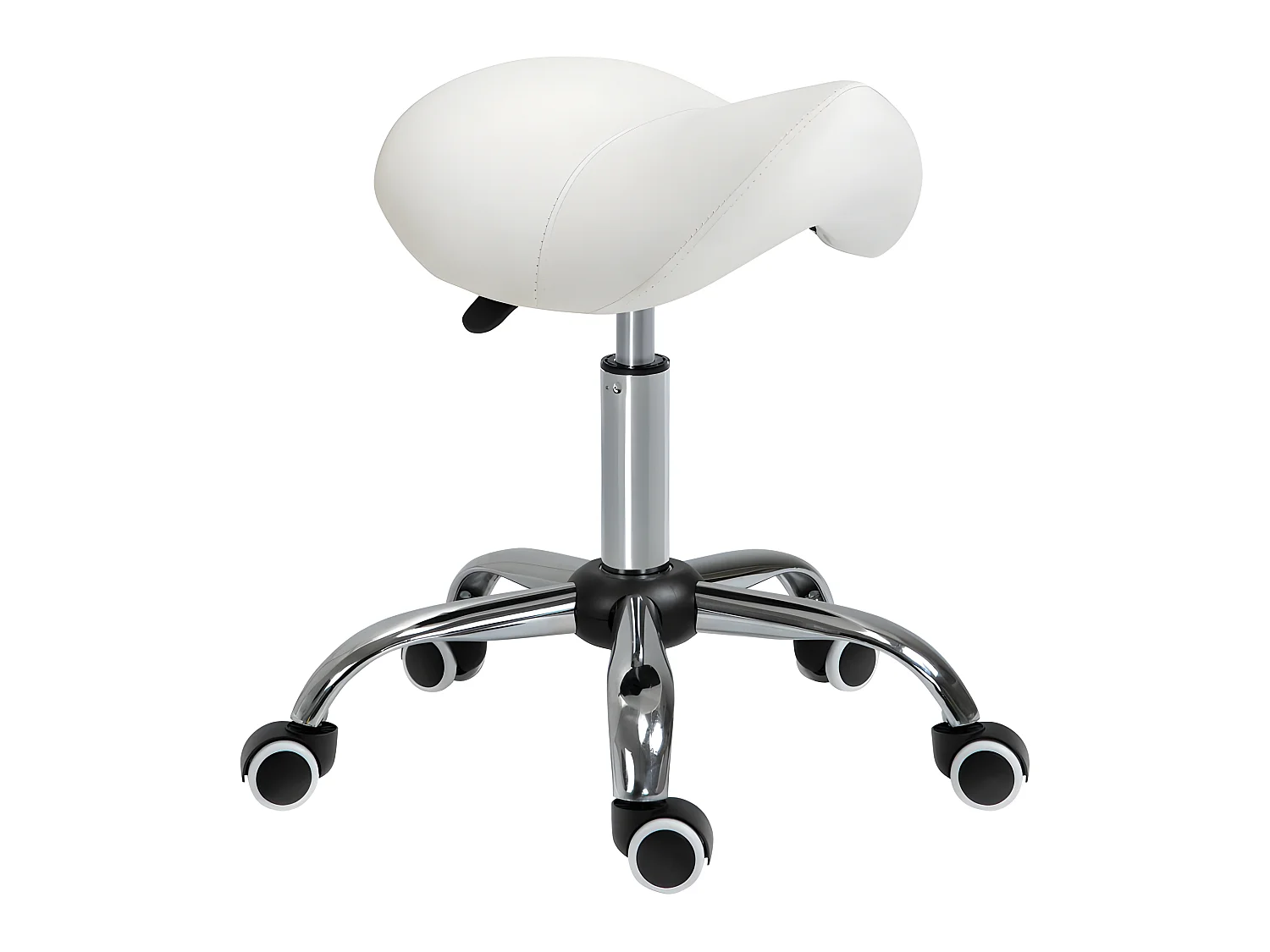 Tabouret de massage selle ergonomique PESCARA blanc