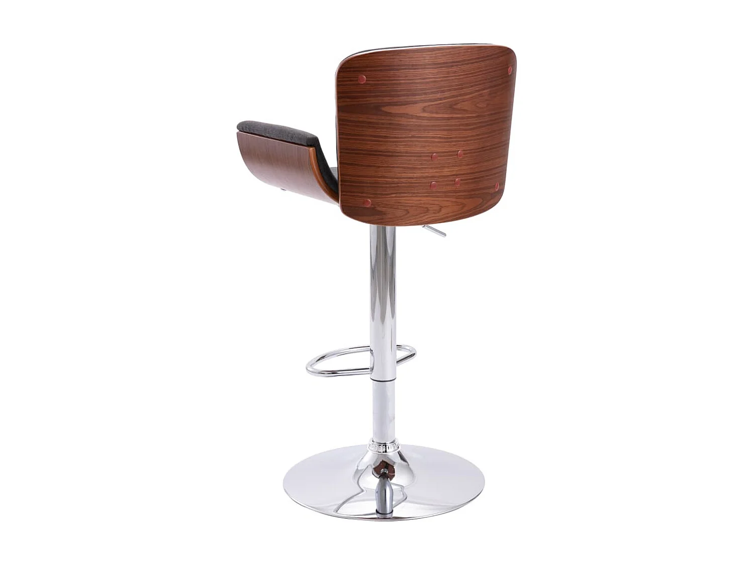 Barhocker Grau Stoff