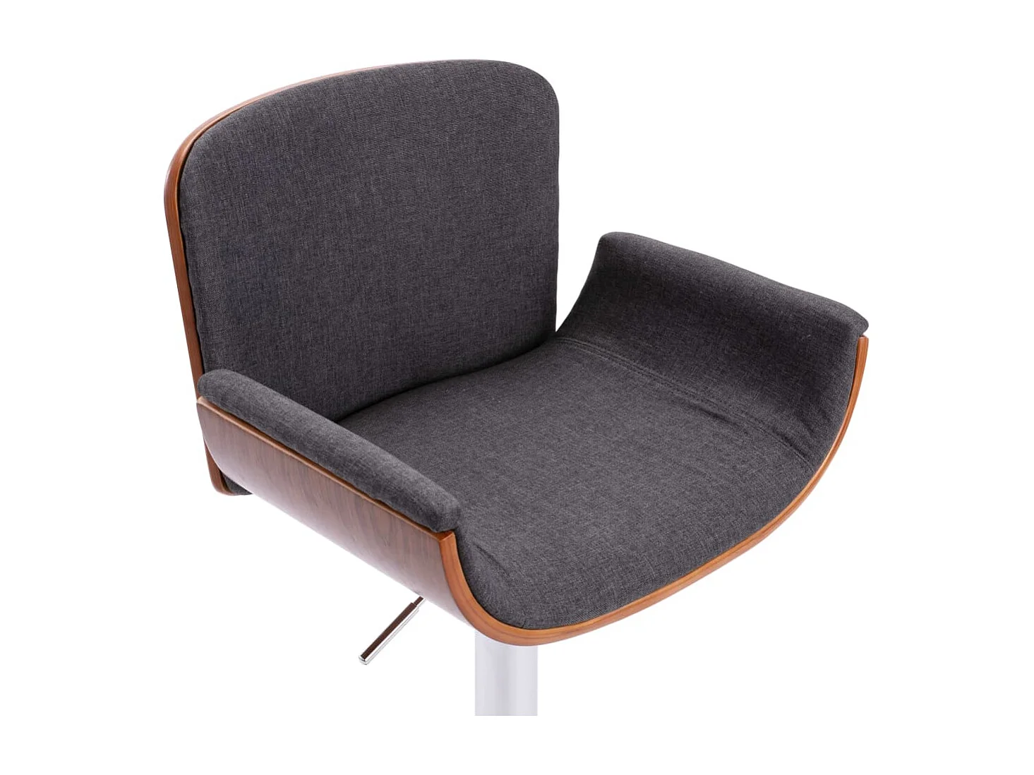 Barhocker Grau Stoff