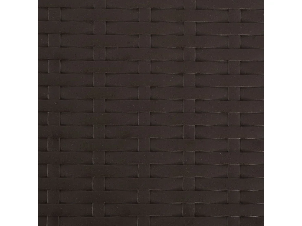 Klappbare Barstühle 2 Stk. HDPE und Stahl Braun Rattanoptik