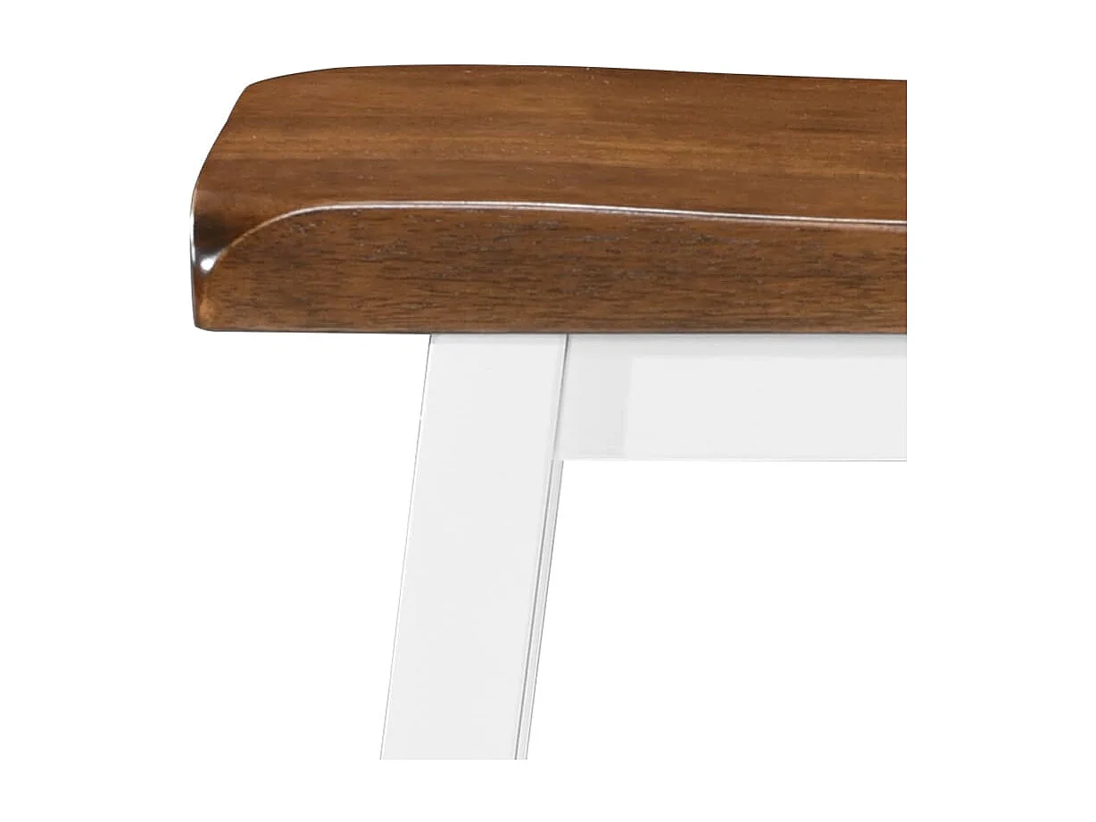 Barkrukken 2 st massief hout