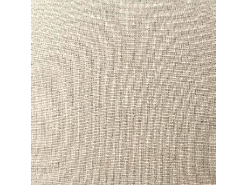 Tabourets de bar lot de 2 blanc lin
