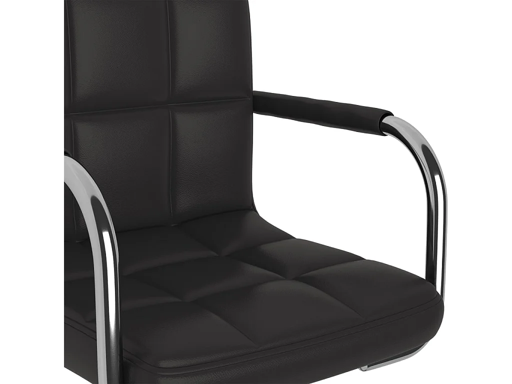 Tabouret de bar Noir Similicuir