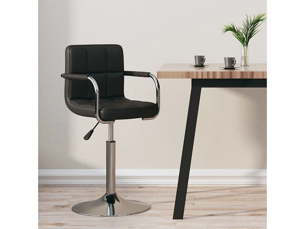 Tabouret de bar Noir Similicuir