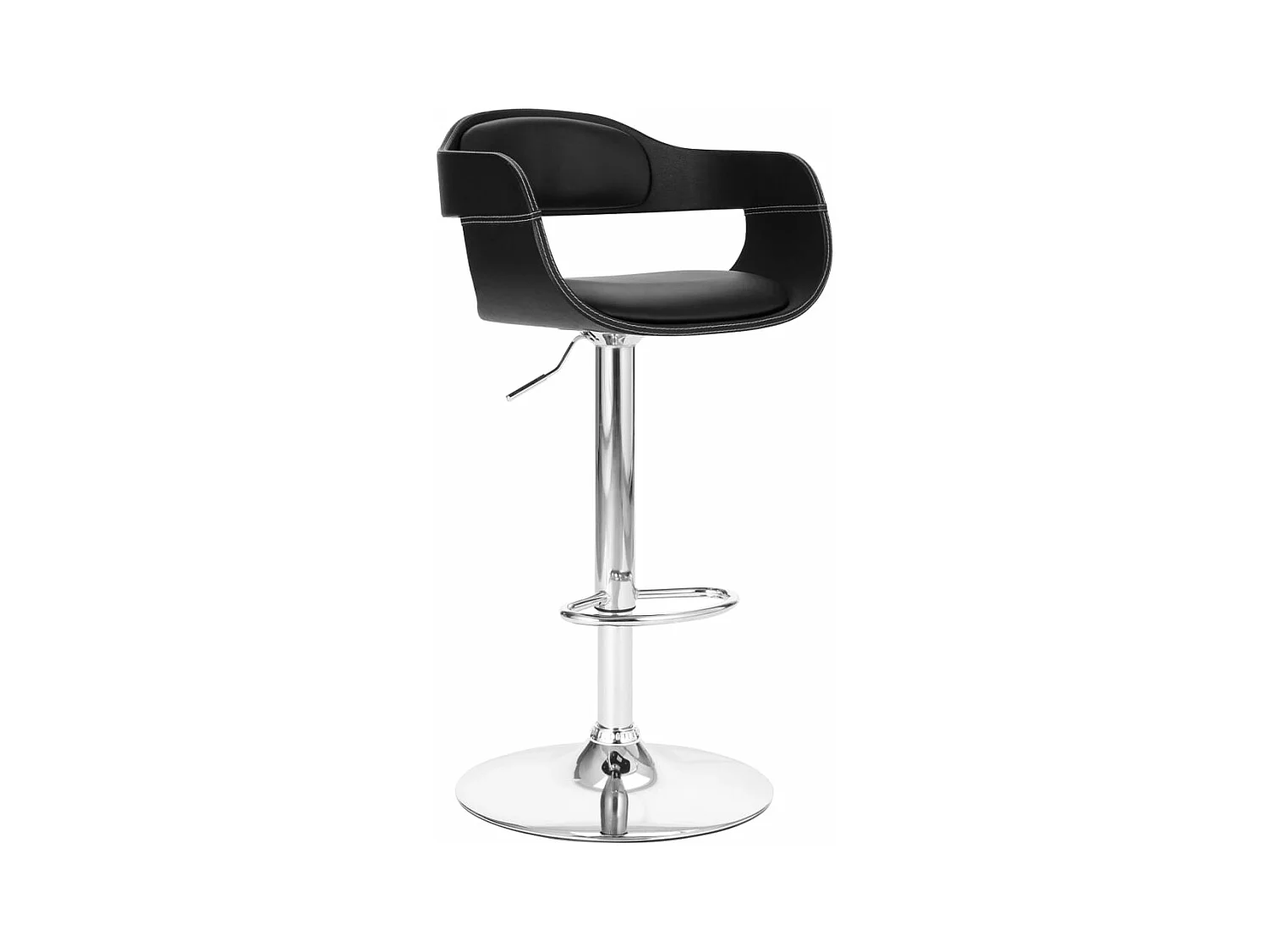 Tabouret de bar Noir Similicuir