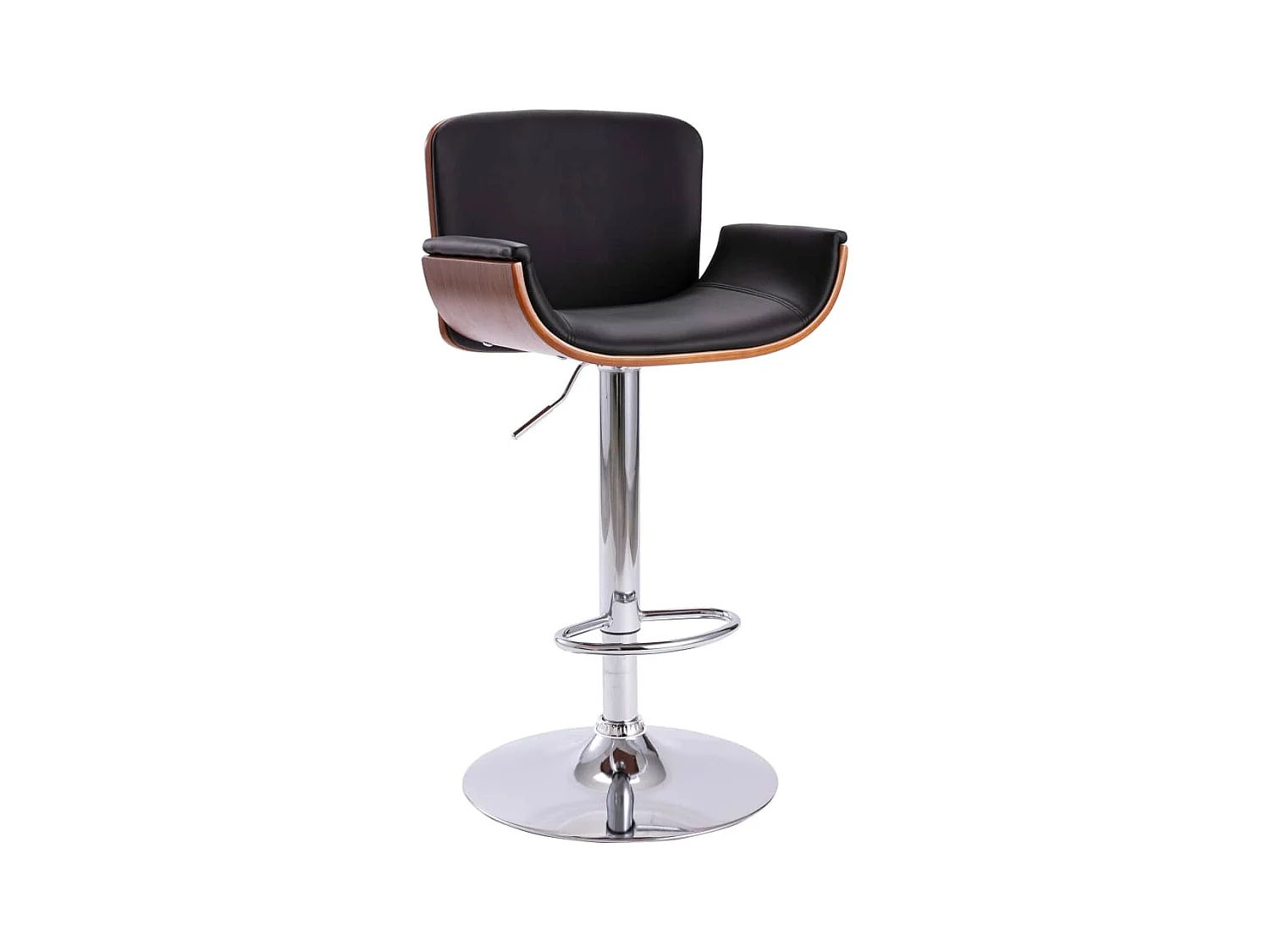 Tabouret de bar Noir Similicuir