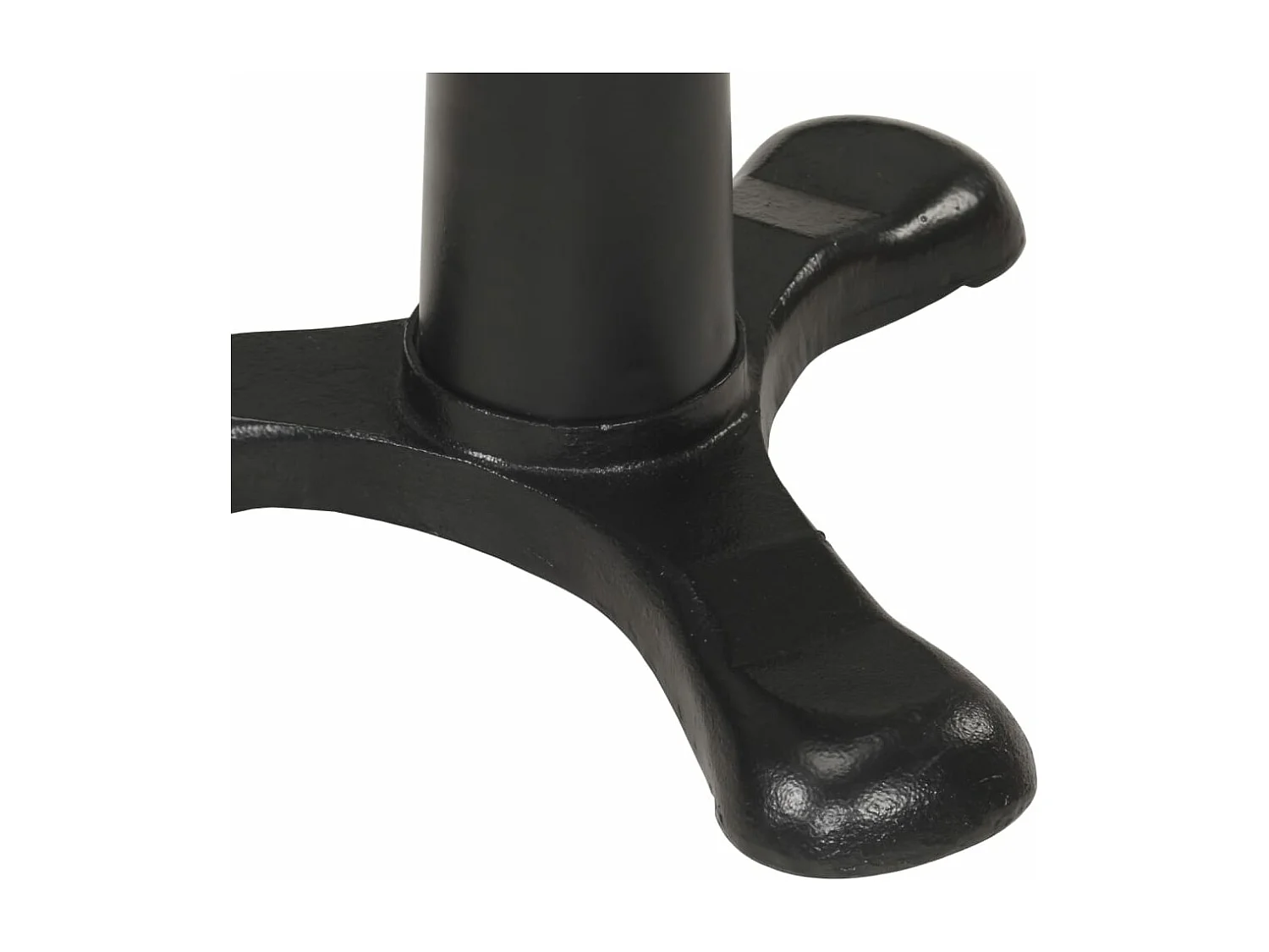 Tabourets de bar lot de 2 marron cuir véritable et fonte