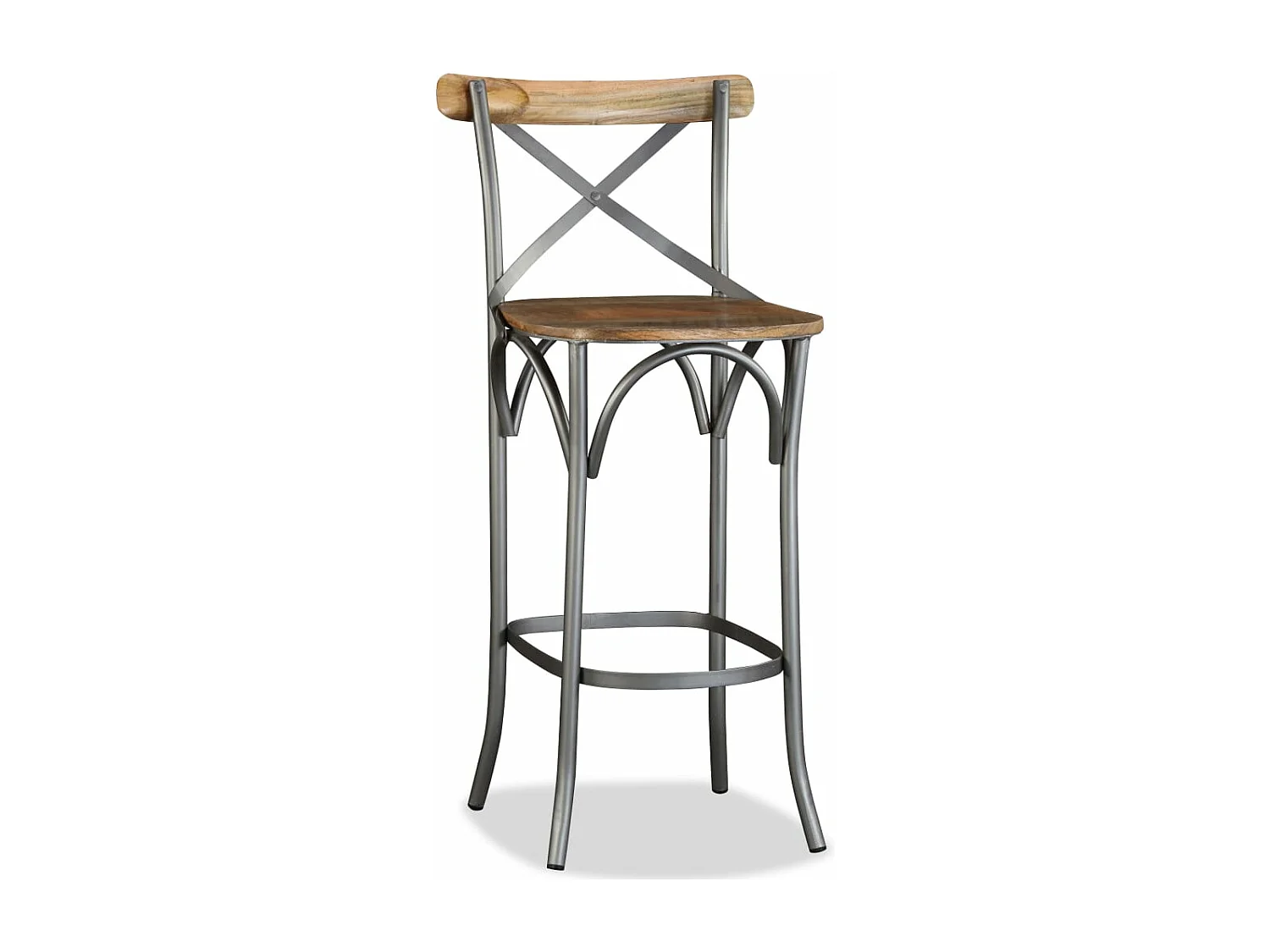 Barkruk massief mangohout