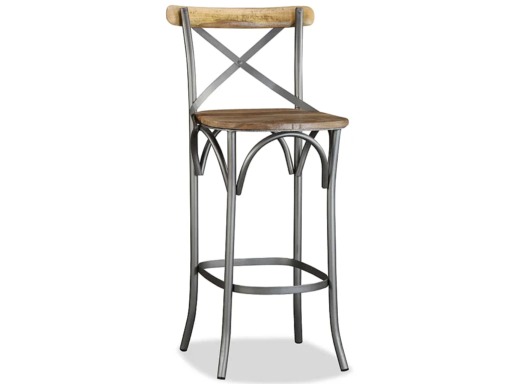 Tabouret de bar Bois de manguier massif
