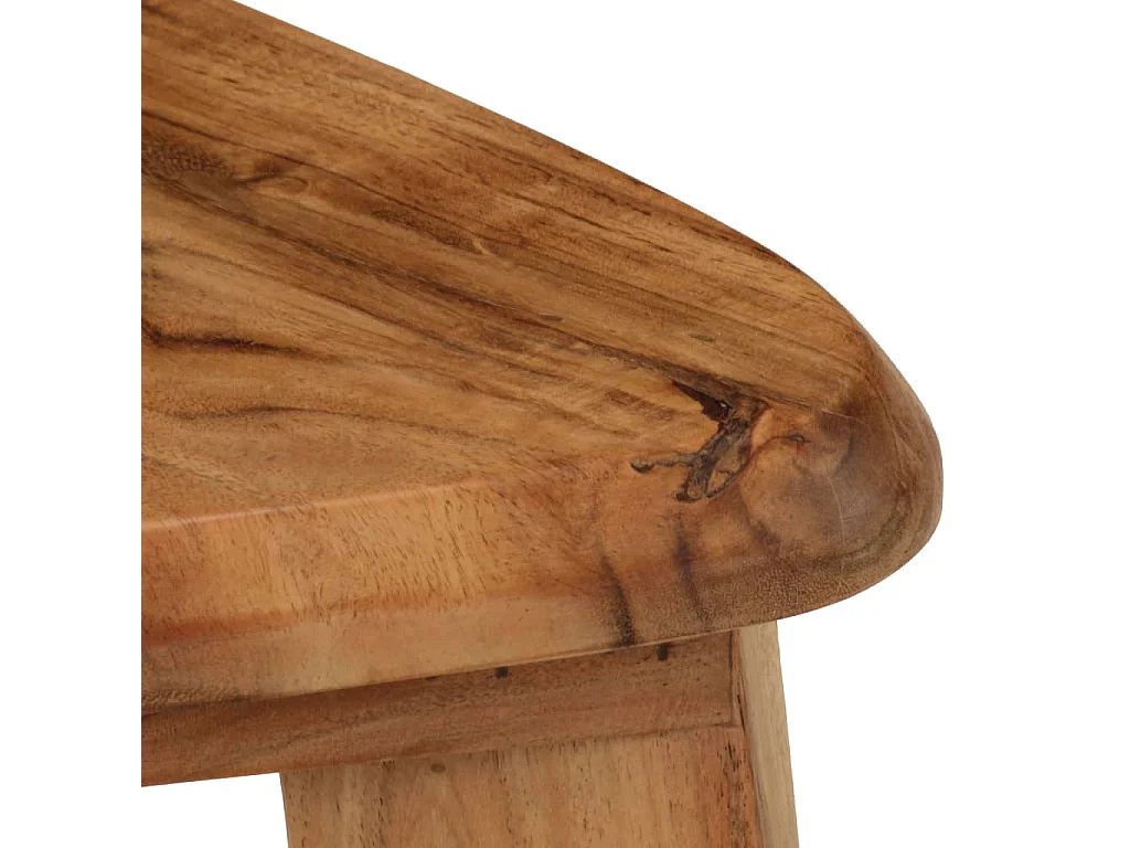 Barkrukken 2 st massief acaciahout