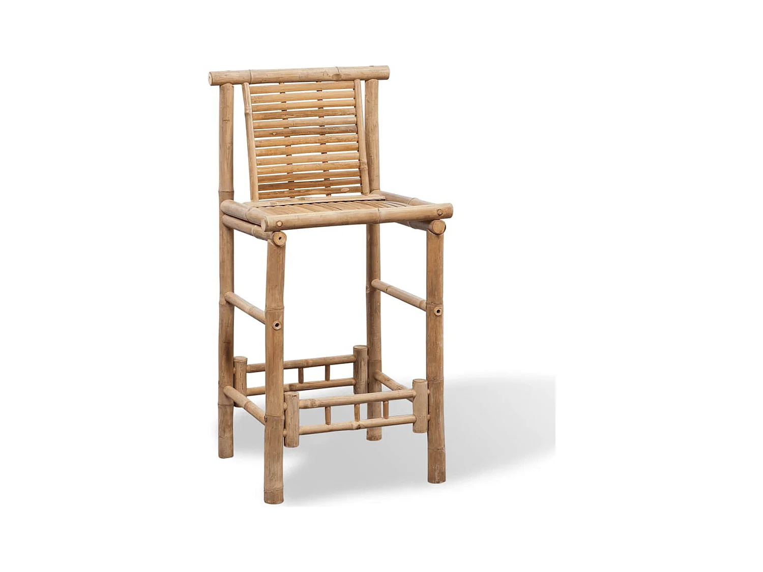 Barhocker 2 Stk. Bambus