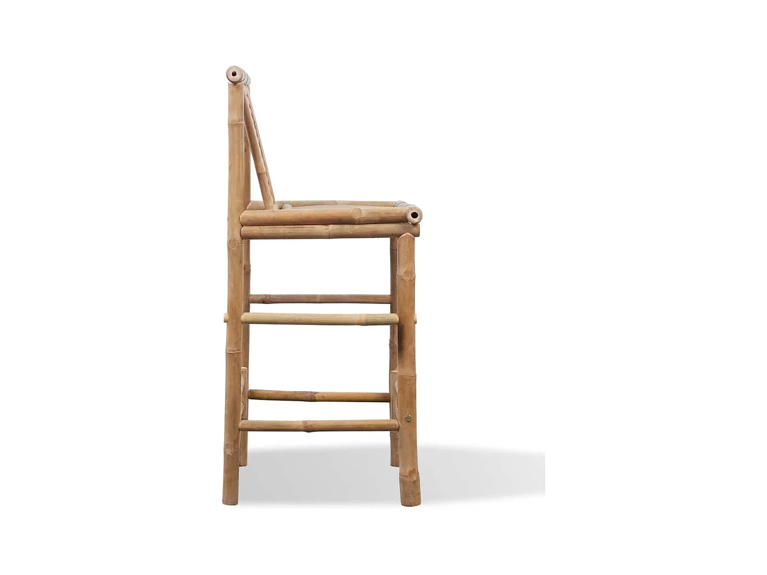 Barhocker 2 Stk. Bambus