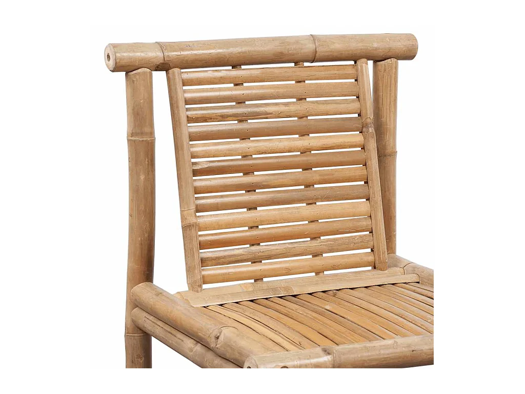 Barhocker 2 Stk. Bambus