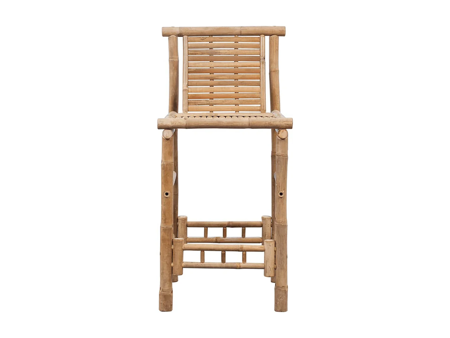 Barhocker 2 Stk. Bambus