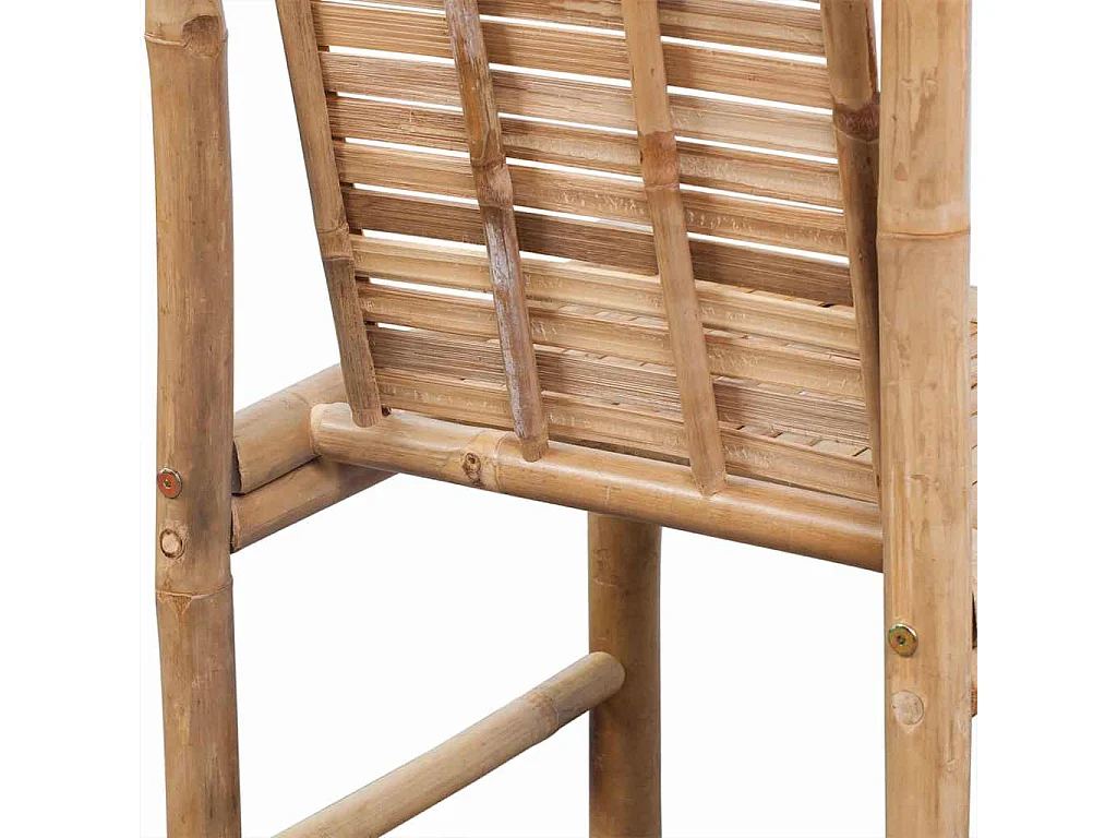 Barhocker 2 Stk. Bambus