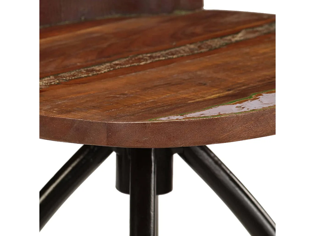 Barhocker 2 Stk. Massives Altholz