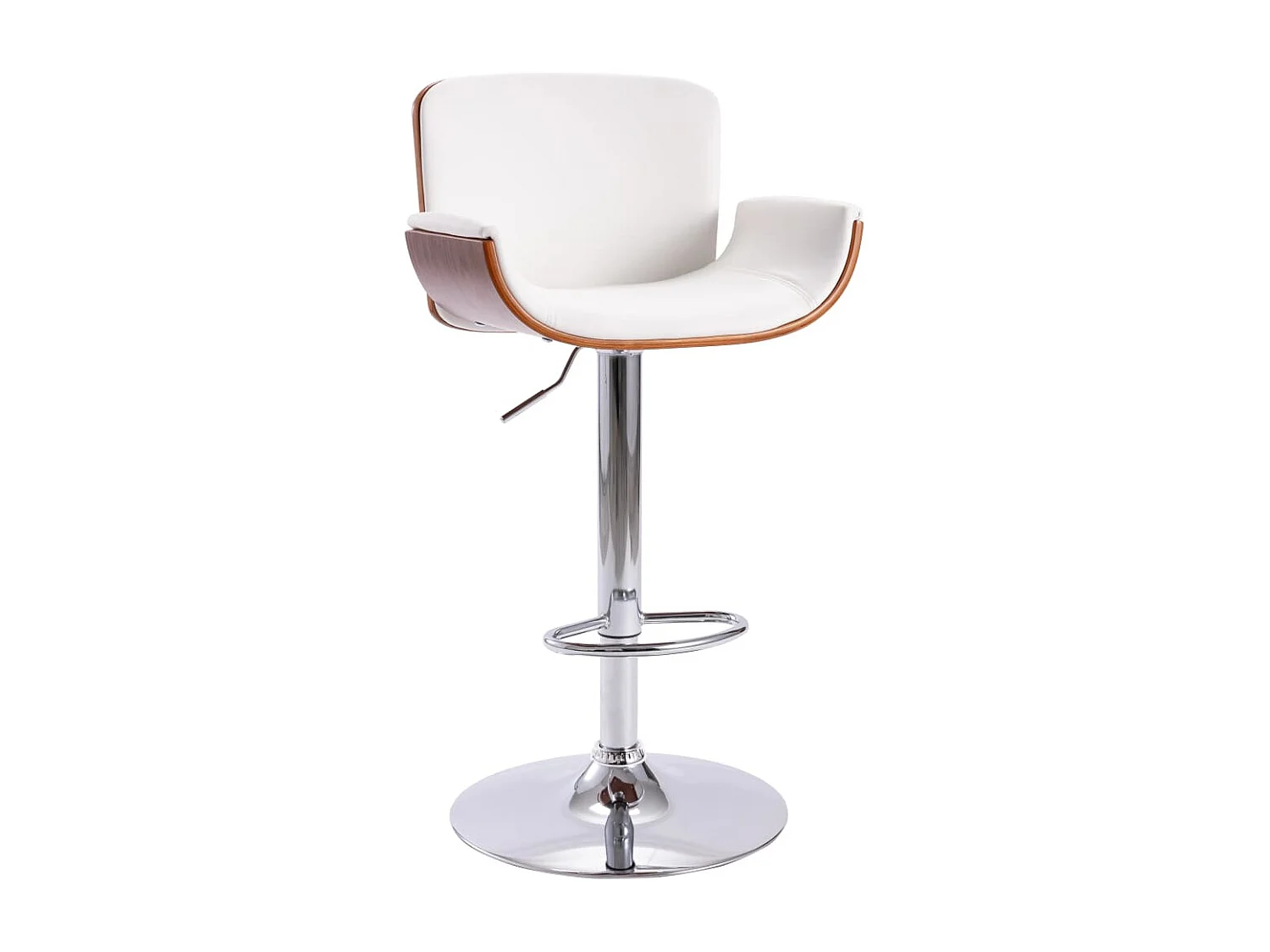 Tabouret de bar Blanc Similicuir