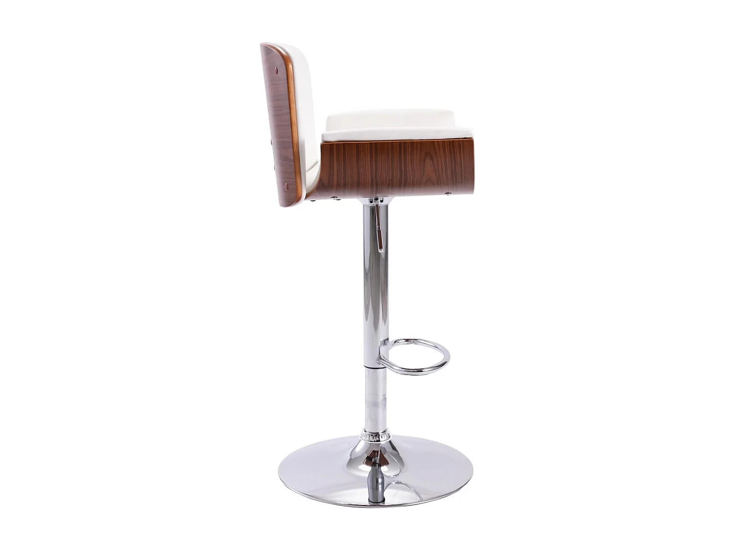 Tabouret de bar Blanc Similicuir