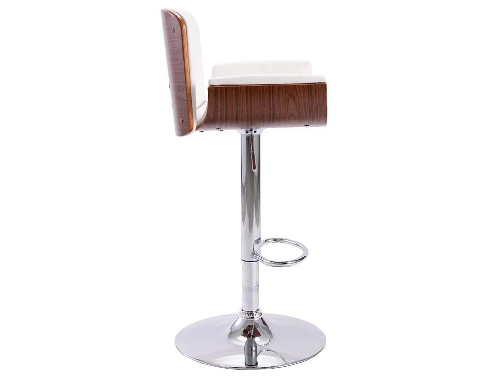 Tabouret de bar Blanc Similicuir