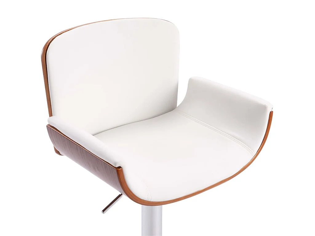 Tabouret de bar Blanc Similicuir