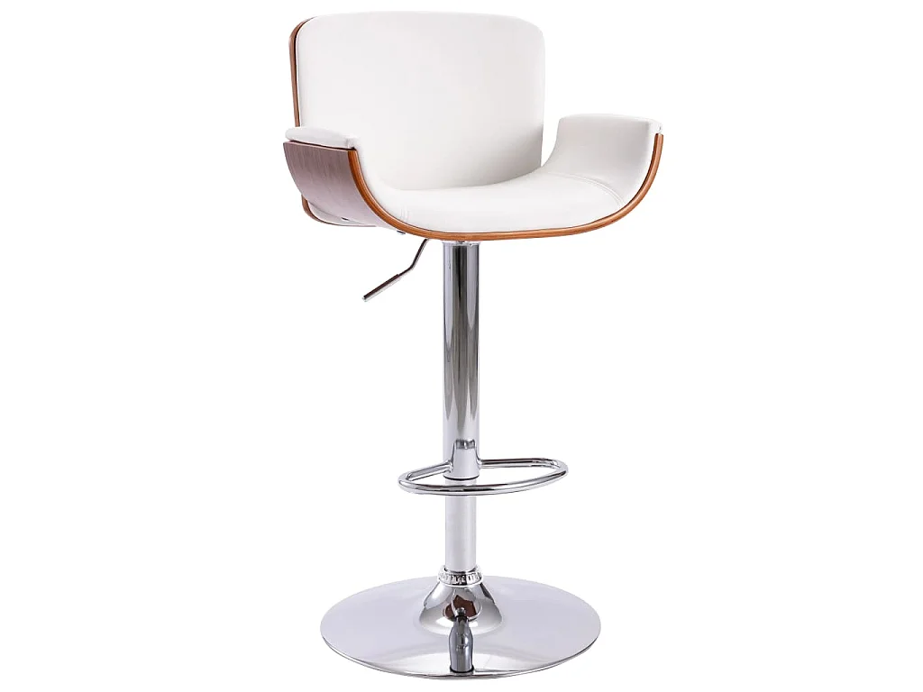 Tabouret de bar Blanc Similicuir