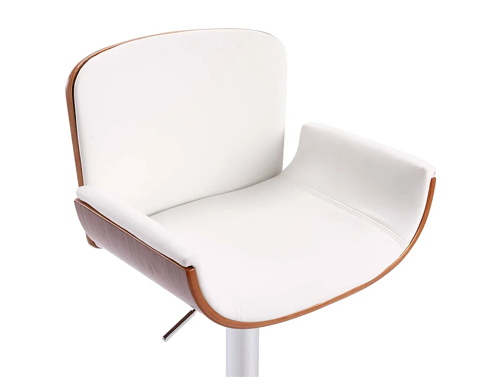 Tabouret de bar Blanc Similicuir
