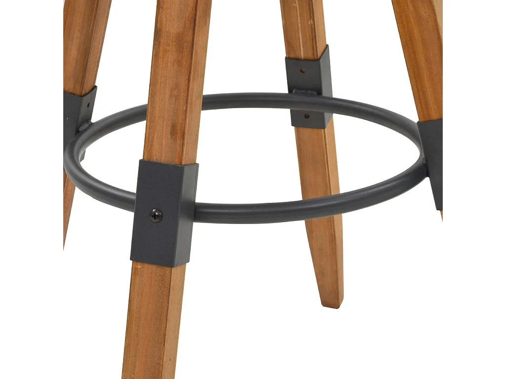 Taburetes de cocina 2 unidades madera maciza de abeto