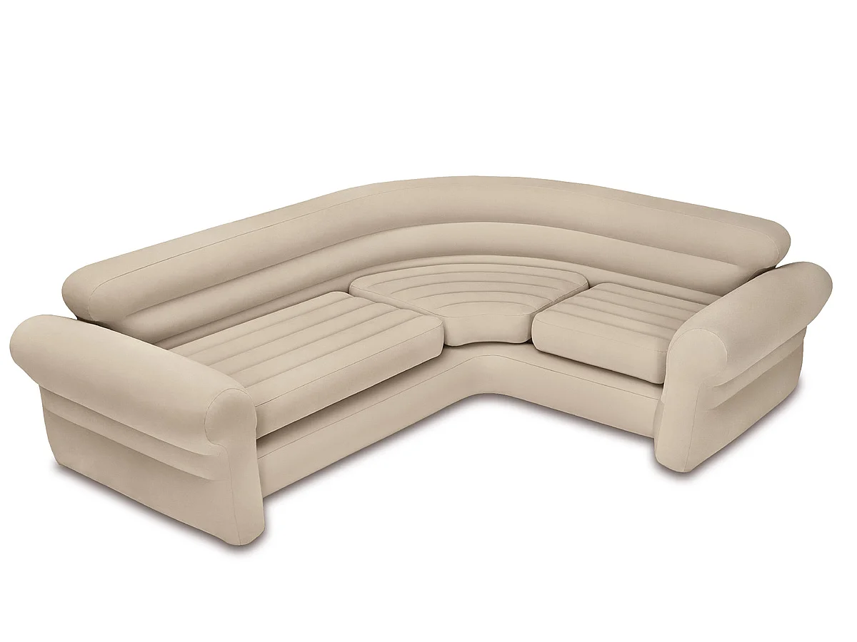 Canapé d'angle gonflable 257x203x76 cm 68575NP