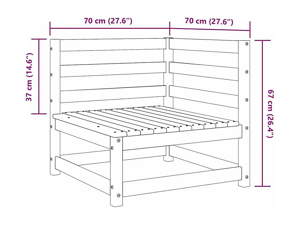 3-Sitzer-Sofa Stoff Blau